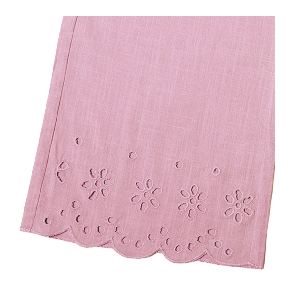 Pantalón Algodón Palazzo Rosado Niña