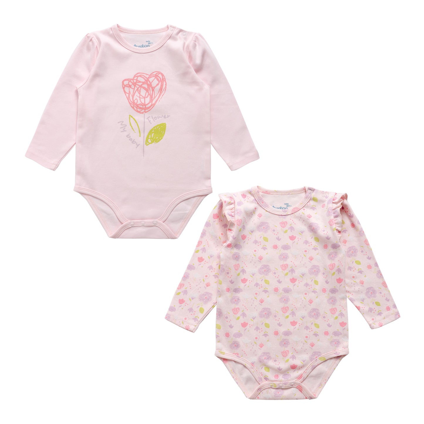 Pack 2 Body Bebé Niña