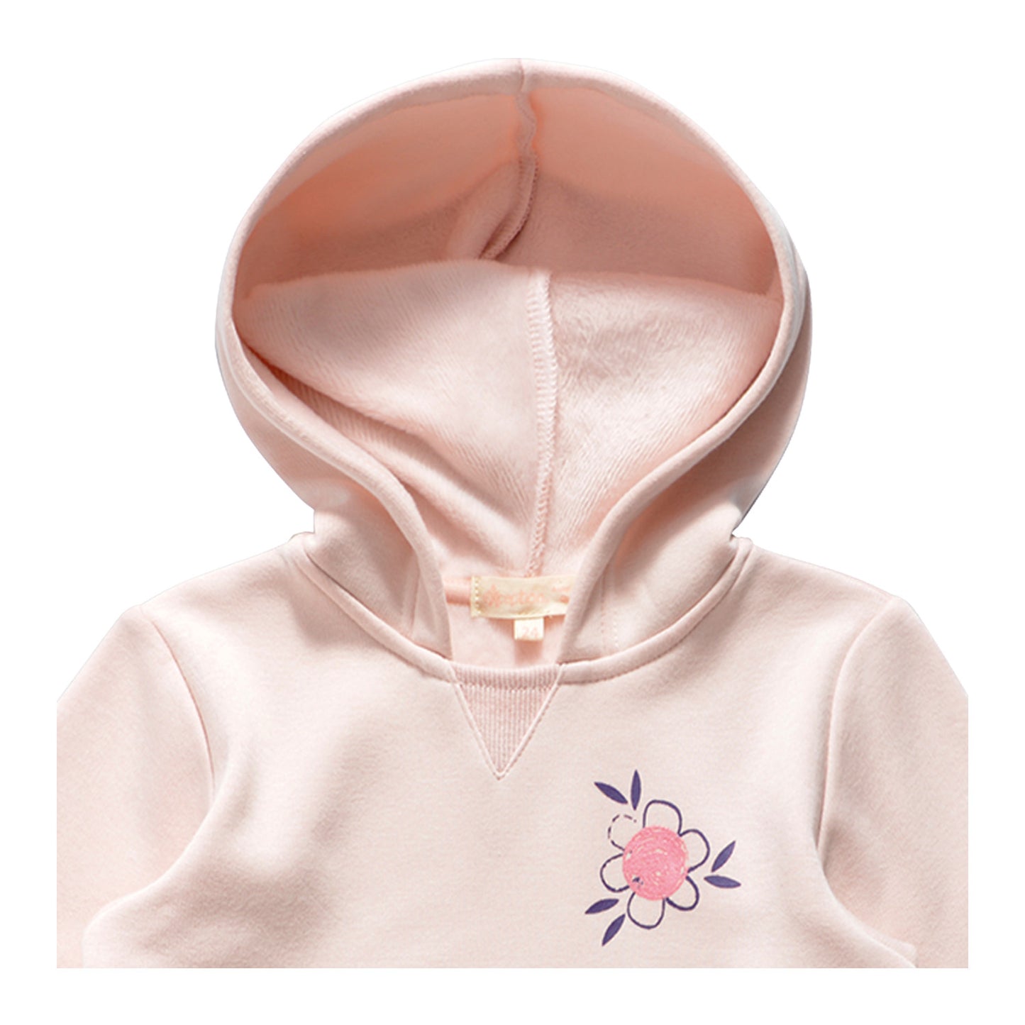 Conjunto Polerón y Calza Interior Peludo Bebé Niña