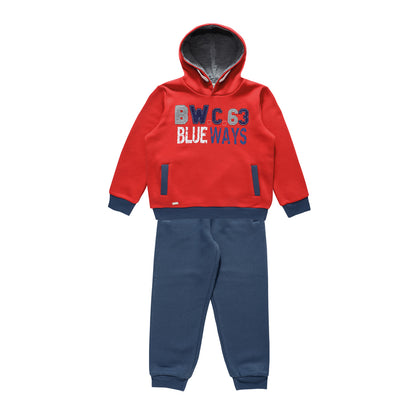 Conjunto Polerón y Pantalón Buzo Franela Niño
