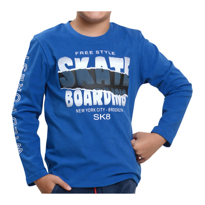 Polera Manga Larga Afranelada Niño