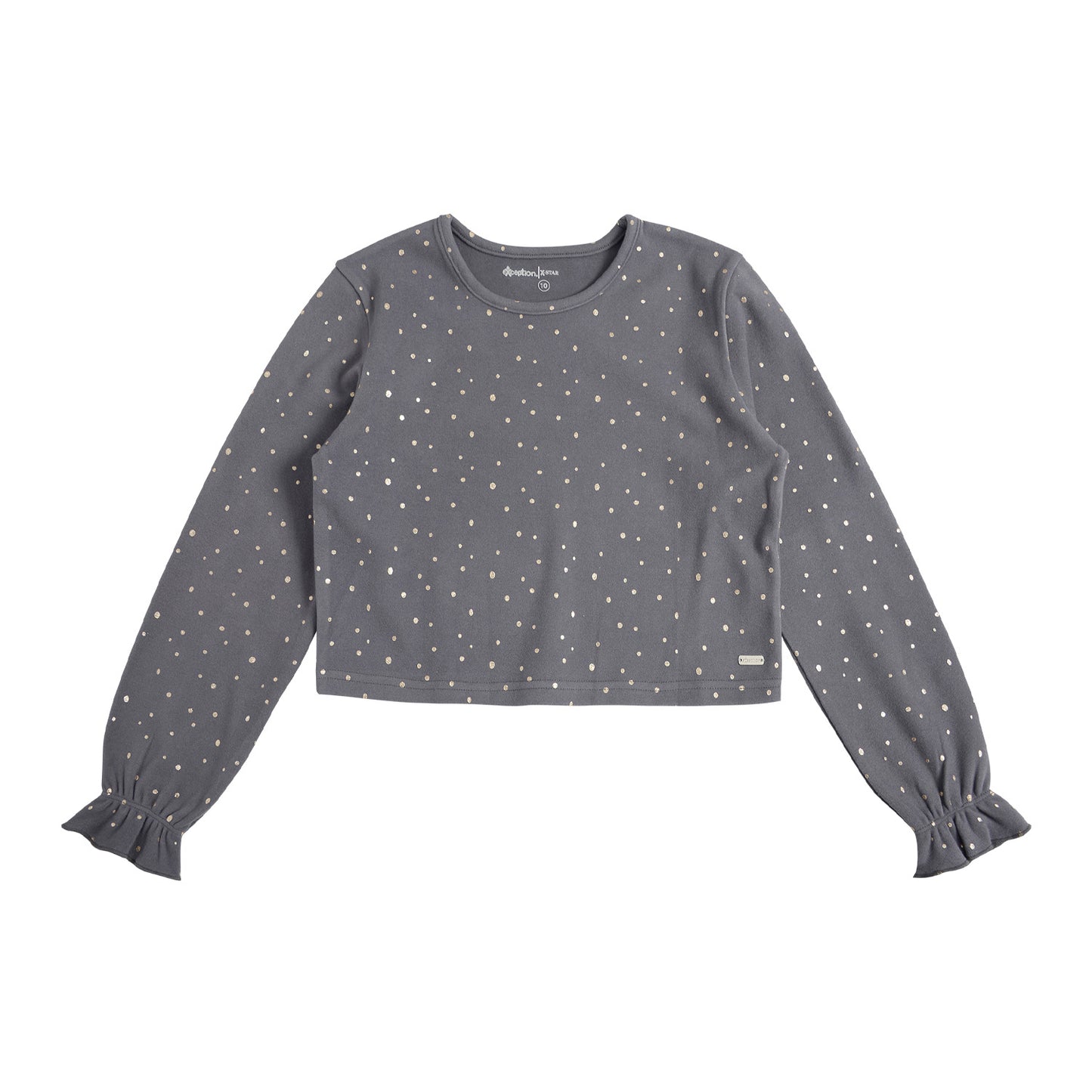 Polera Manga Larga Afranelada Niña