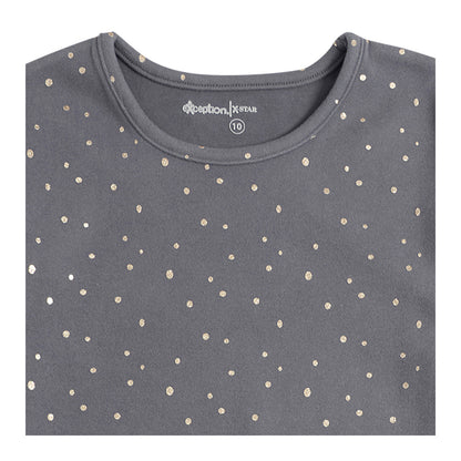 Polera Manga Larga Afranelada Niña