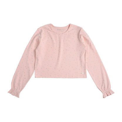 Polera Manga Larga Afranelada Niña