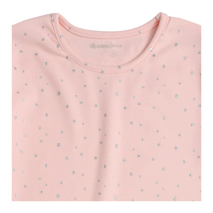Polera Manga Larga Afranelada Niña