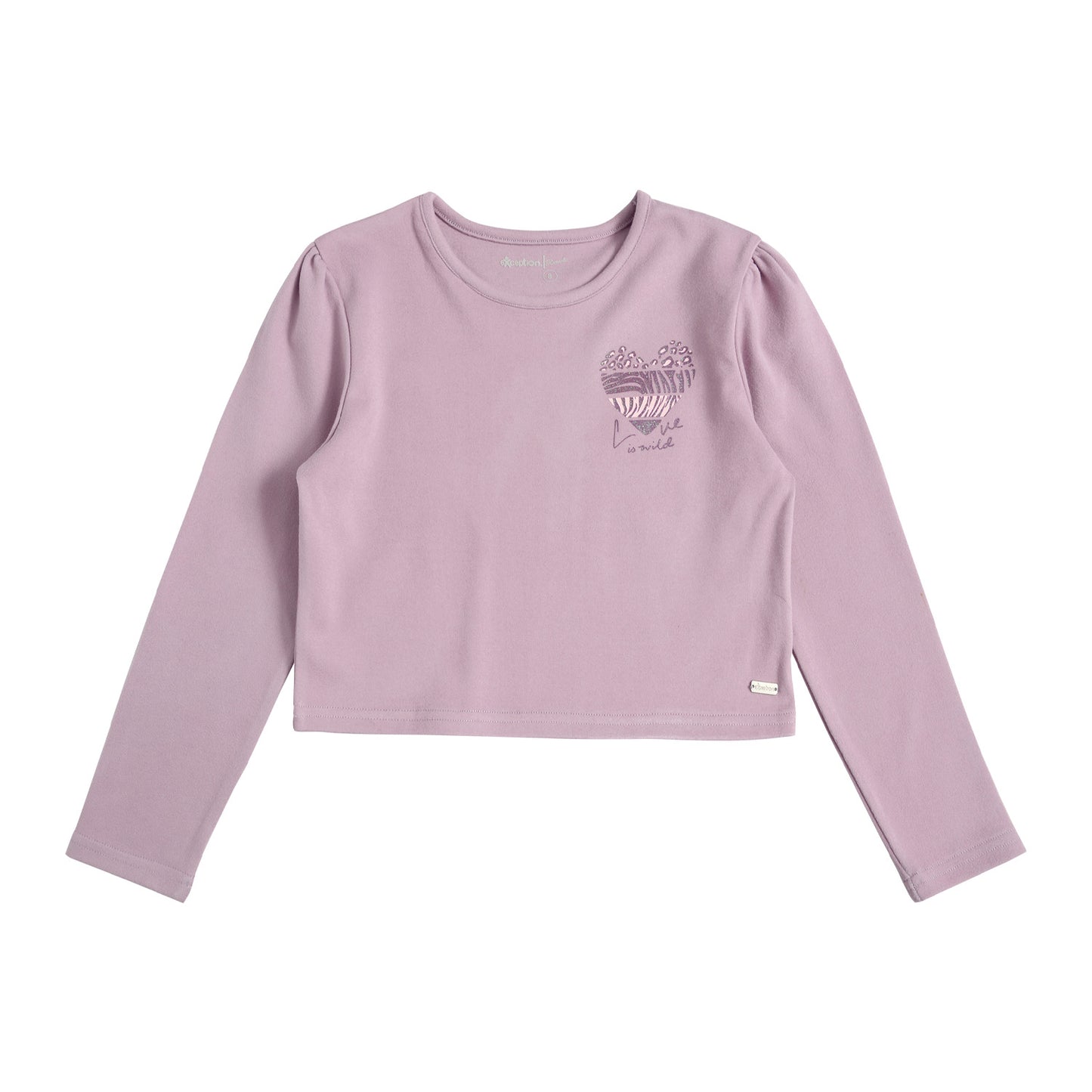 Polera Manga Larga Afranelada Niña