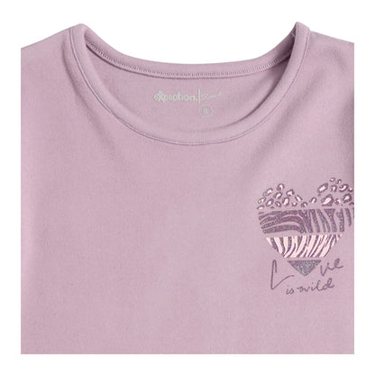 Polera Manga Larga Afranelada Niña