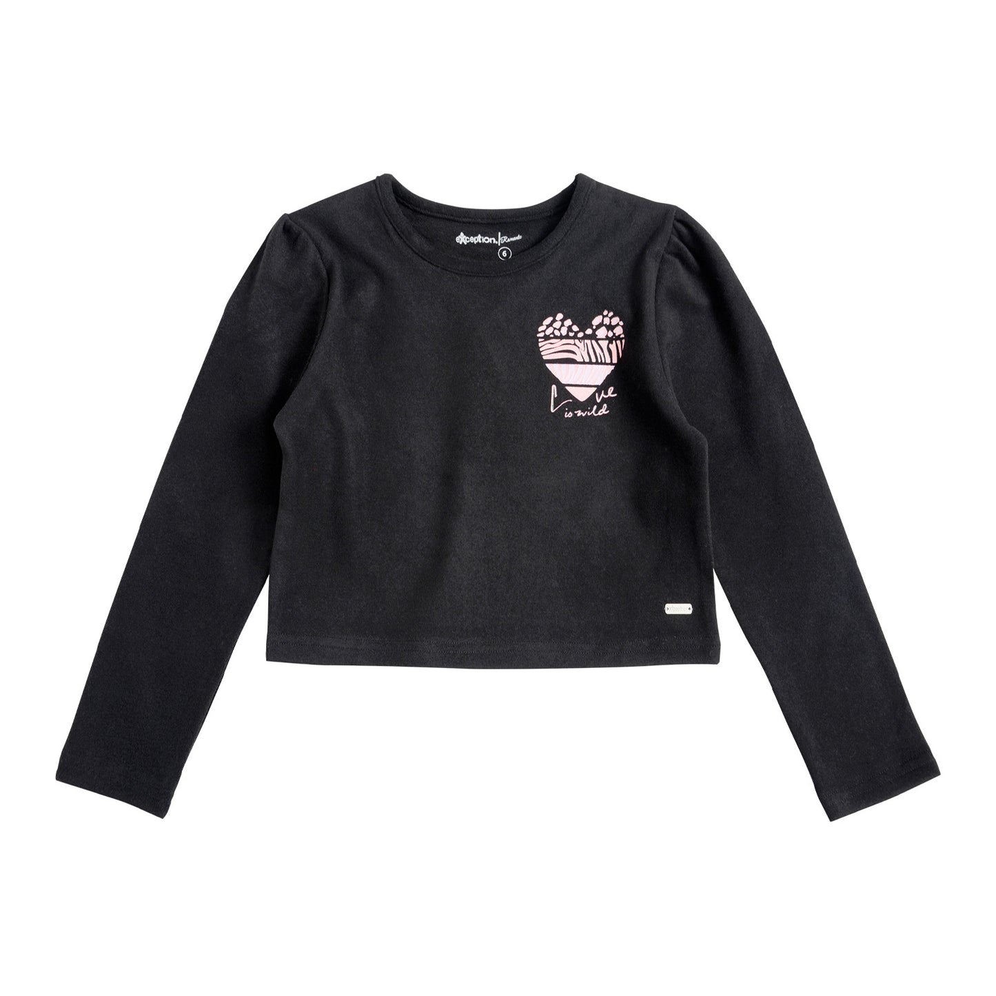 Polera Manga Larga Afranelada Niña