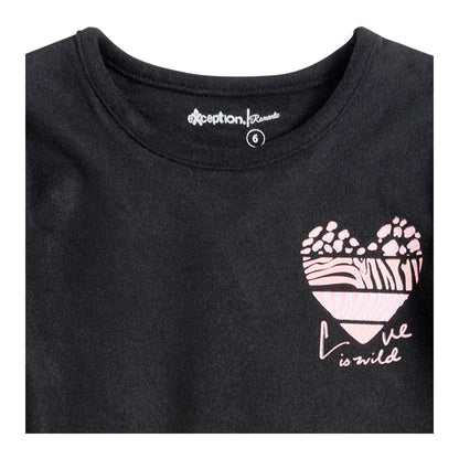Polera Manga Larga Afranelada Niña