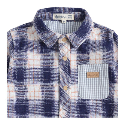 Camisa Manga Larga Afranelada Bebé Niño