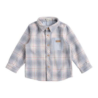 Camisa Manga Larga Afranelada Bebé Niño