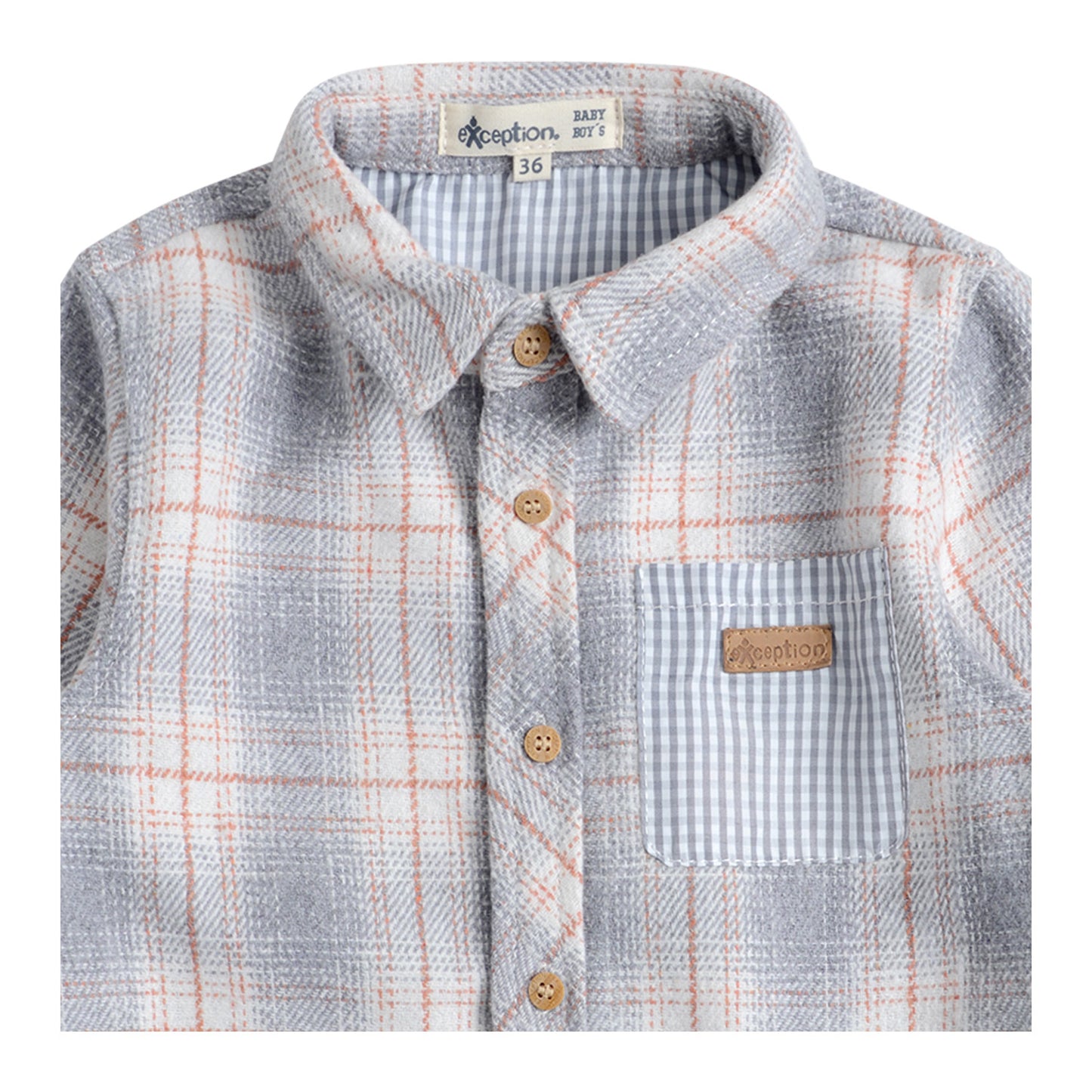 Camisa Manga Larga Afranelada Bebé Niño