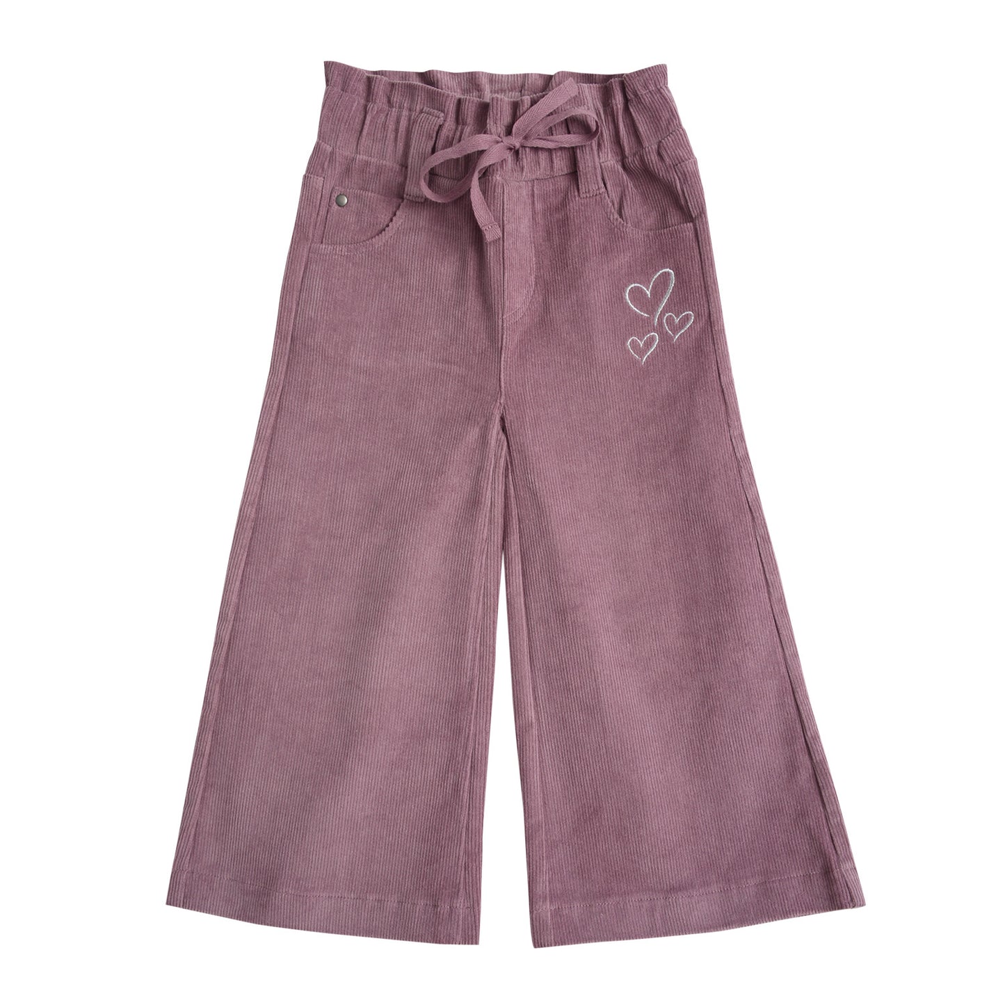 Pantalón Ancho Cotelé Bebé Niña