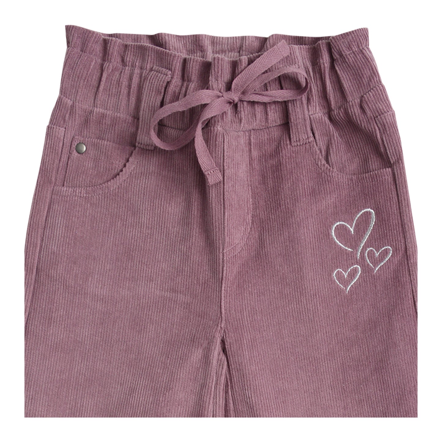 Pantalón Ancho Cotelé Bebé Niña