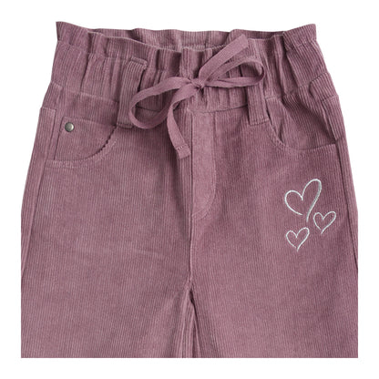 Pantalón Ancho Cotelé Bebé Niña