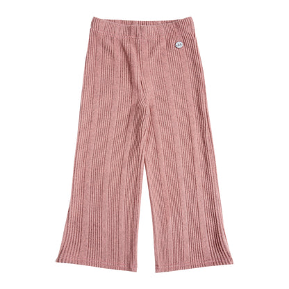 Pantalón Ancho Tejido Bebé Niña
