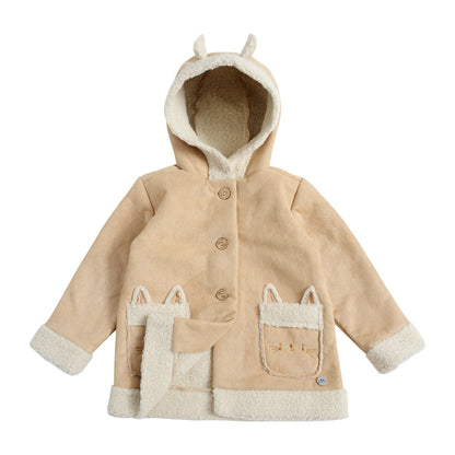 Chaqueta Tipo Gamuza Interior Chiporro Bebé Niña