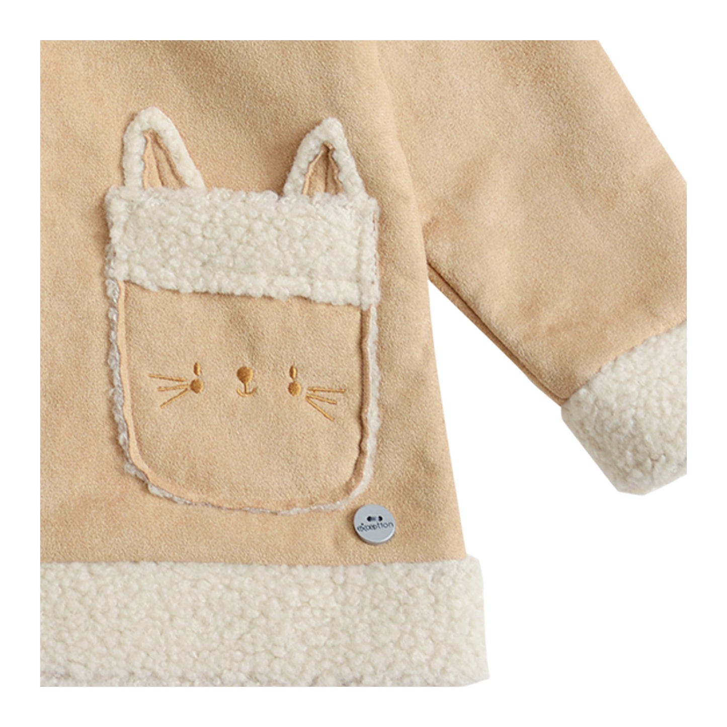 Chaqueta Tipo Gamuza Interior Chiporro Bebé Niña