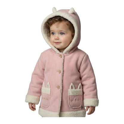 Chaqueta Tipo Gamuza Interior Chiporro Bebé Niña