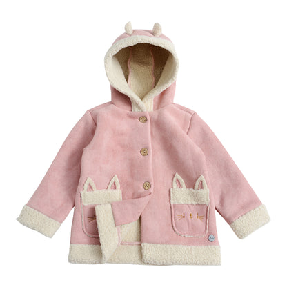 Chaqueta Tipo Gamuza Interior Chiporro Bebé Niña