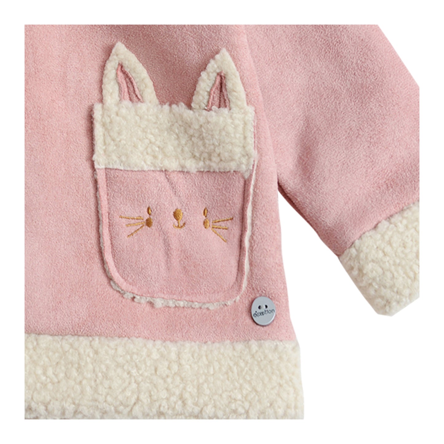 Chaqueta Tipo Gamuza Interior Chiporro Bebé Niña