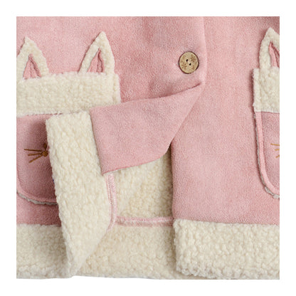 Chaqueta Tipo Gamuza Interior Chiporro Bebé Niña