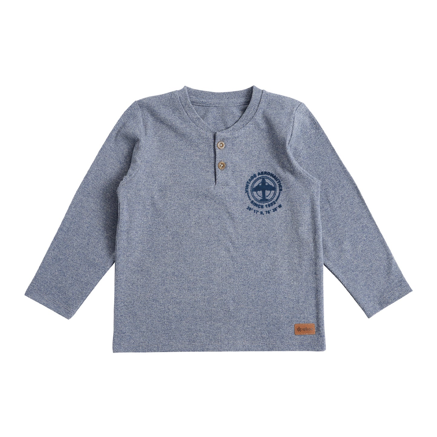 Polera Manga Larga Afranelada Bebé Niño