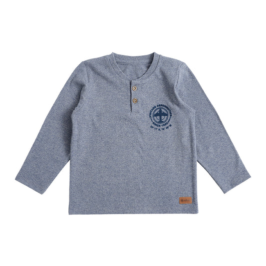 Polera Manga Larga Afranelada Bebé Niño