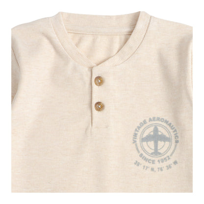 Polera Manga Larga Afranelada Bebé Niño