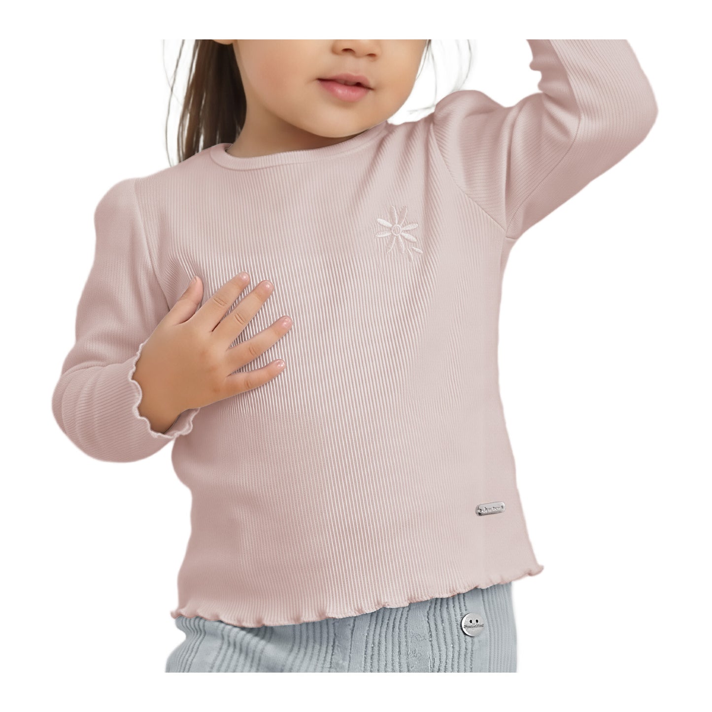 Polera Manga Larga Bebé Niña