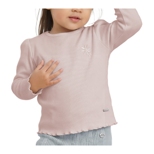 Polera Manga Larga Bebé Niña