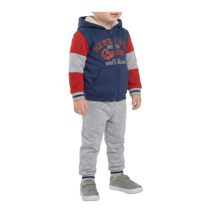 Conjunto Polerón y Pantalón Buzo Franela Bebé Niño