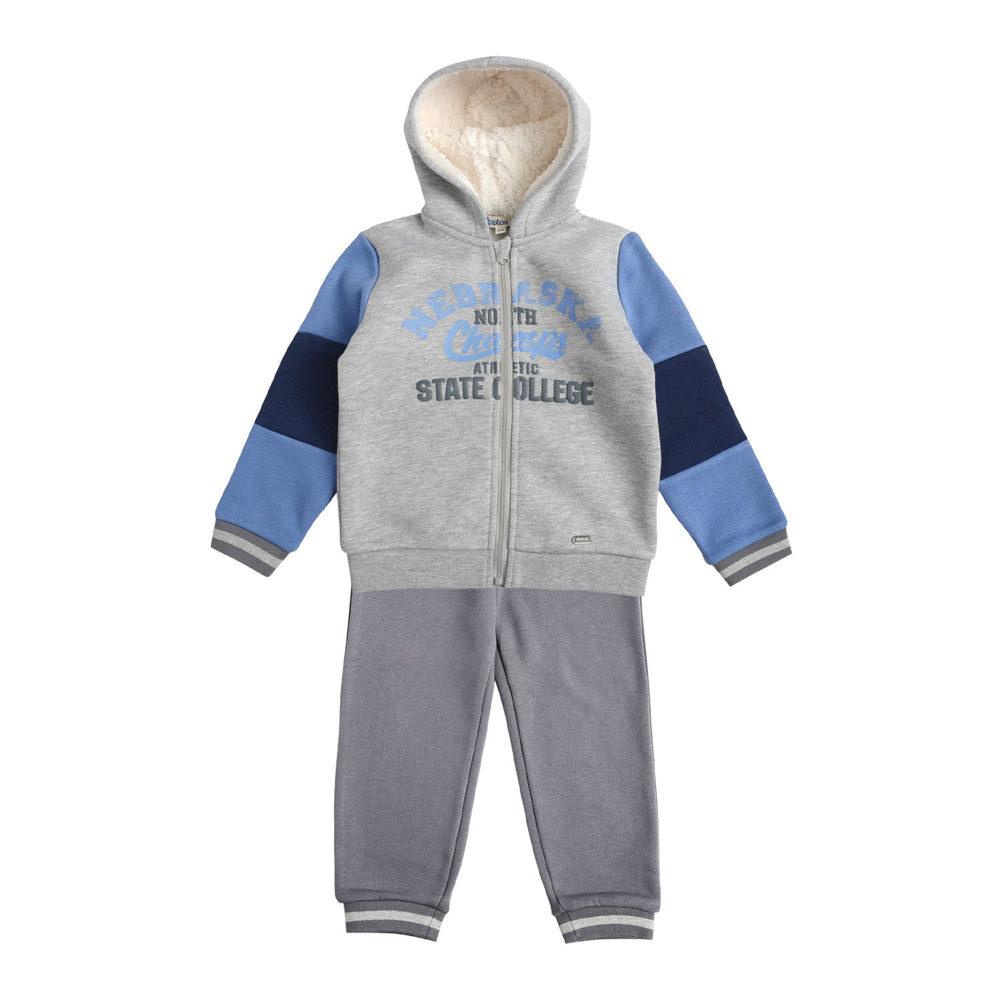 Conjunto Polerón y Pantalón Buzo Franela Bebé Niño
