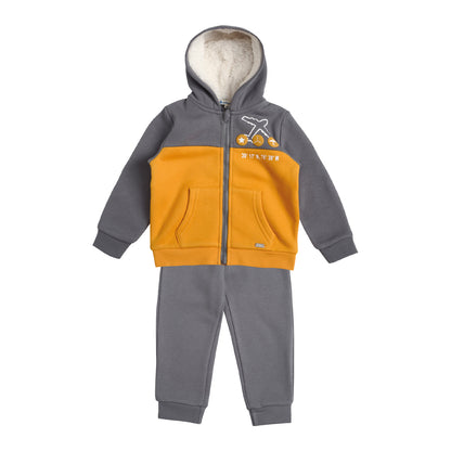 Conjunto Polerón y Pantalón Buzo Franela Bebé Niño