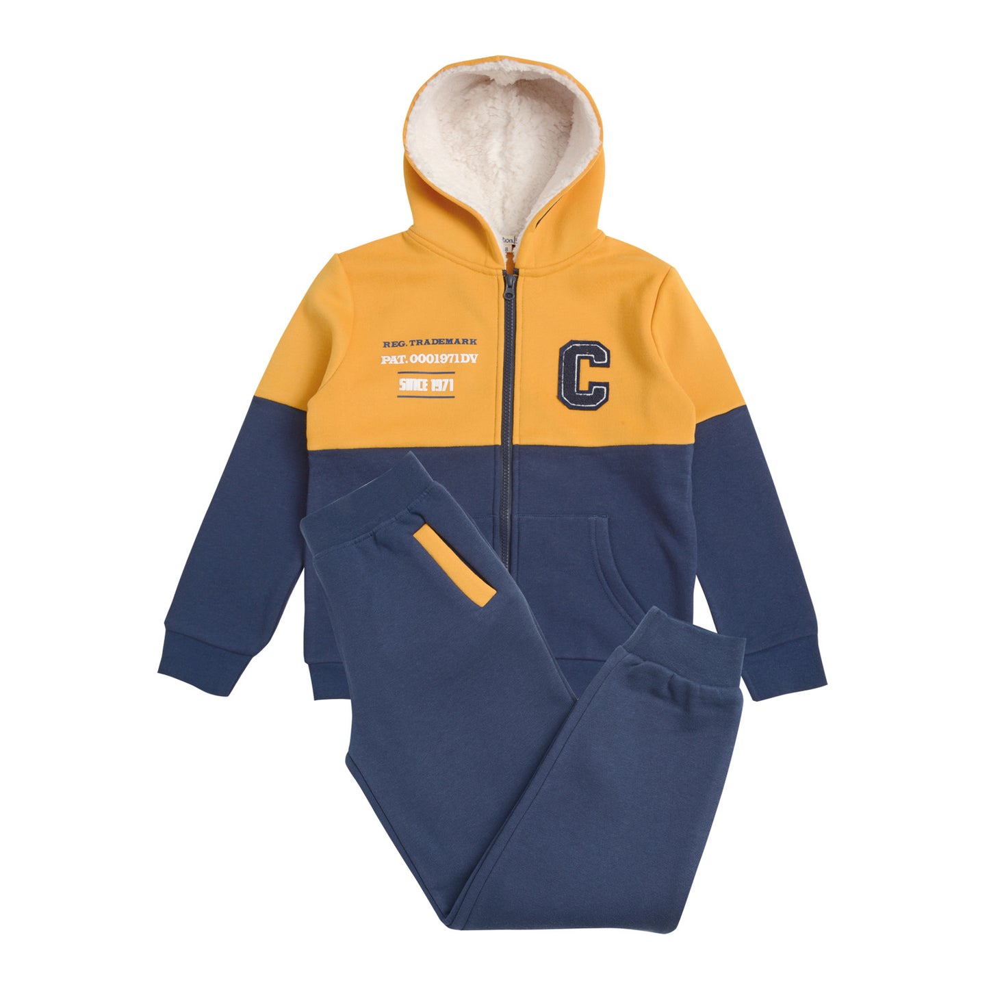 Conjunto Polerón y Pantalón Buzo Franela Niño
