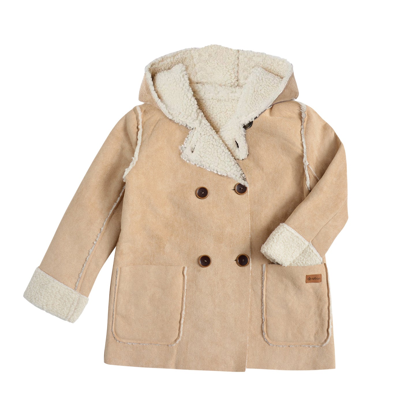 Chaqueta Tipo Gamuza Interior Chiporro Reversible Niña