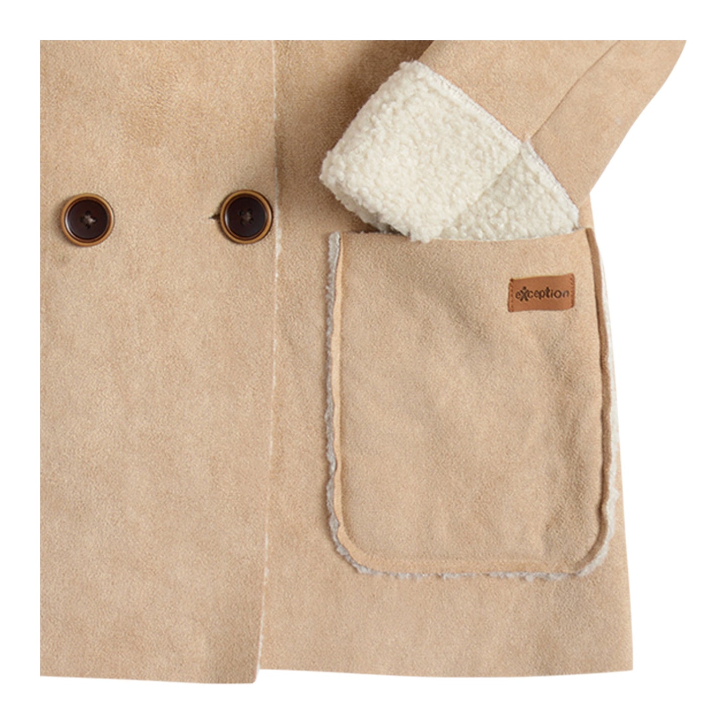 Chaqueta Tipo Gamuza Interior Chiporro Reversible Niña