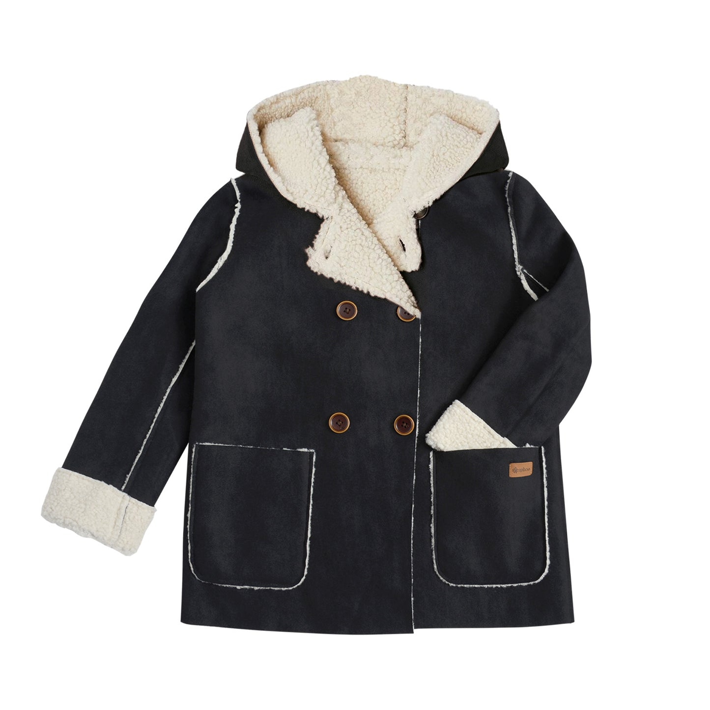 Chaqueta Tipo Gamuza Interior Chiporro Reversible Niña