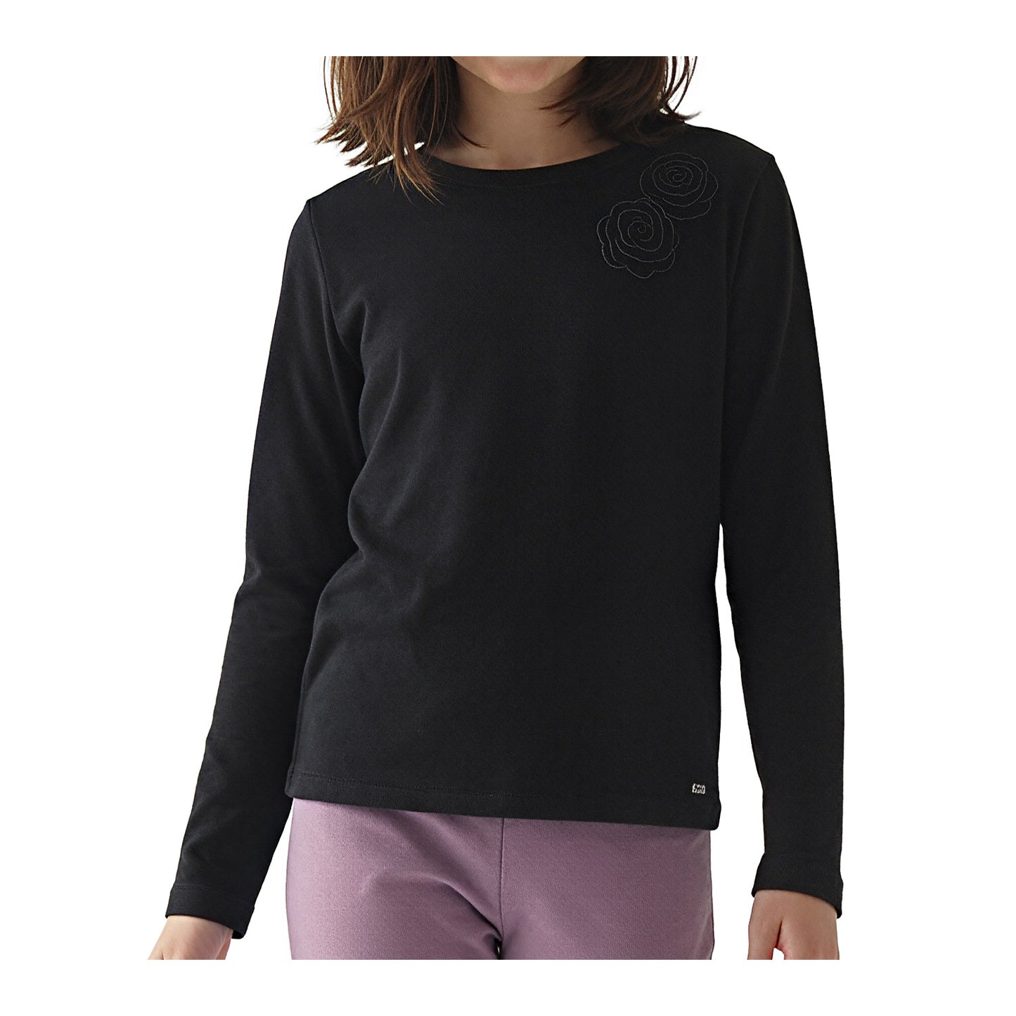 Polera Manga Larga Afranelada Niña