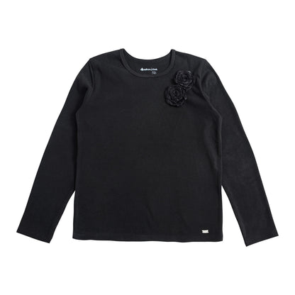 Polera Manga Larga Afranelada Niña