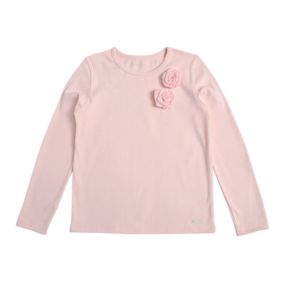 Polera Manga Larga Afranelada Niña