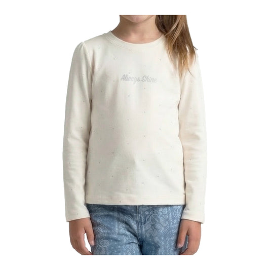 Polera Manga Larga Afranelada Niña