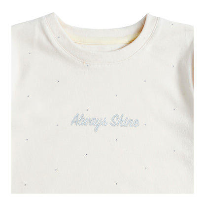 Polera Manga Larga Afranelada Niña