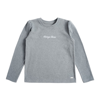 Polera Manga Larga Afranelada Niña