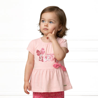 Polera Sweet Rosada Bebé Niña