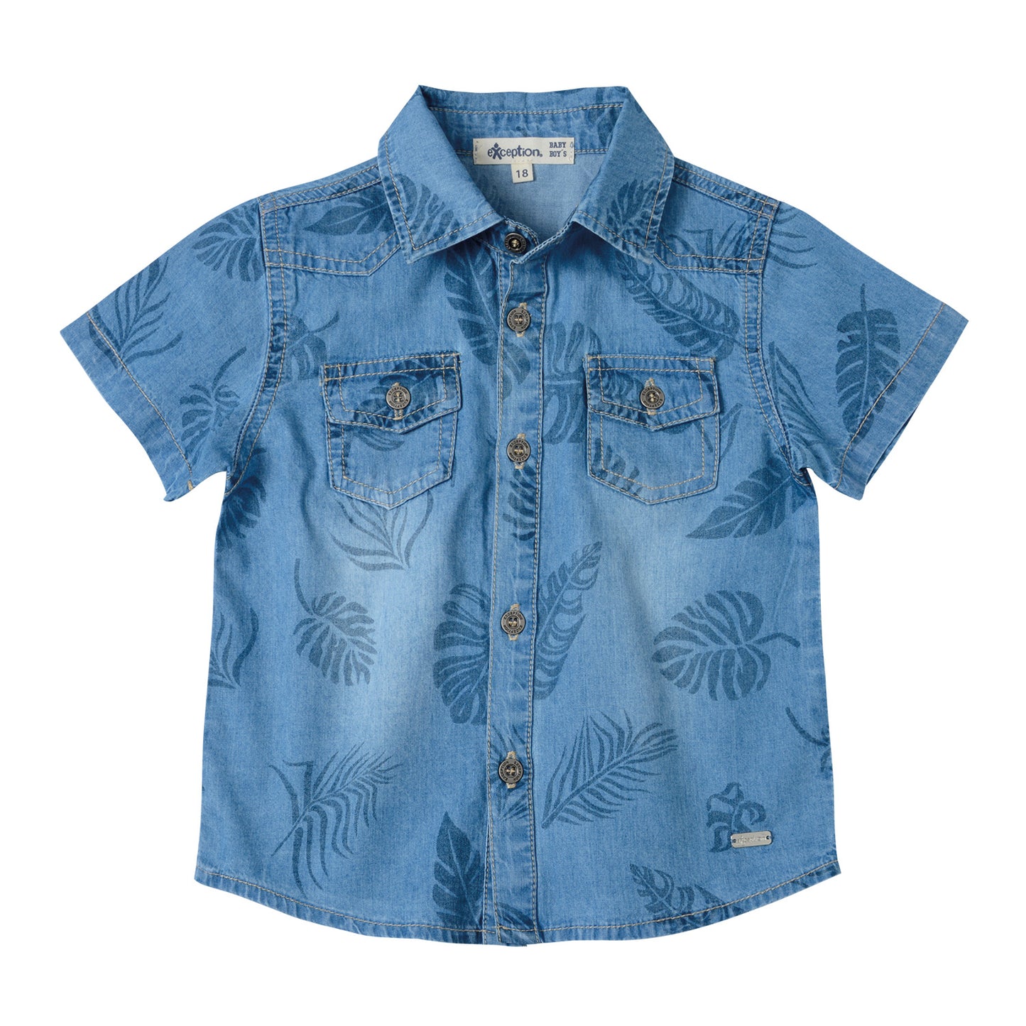 Camisa Mezclilla Bebé Niño