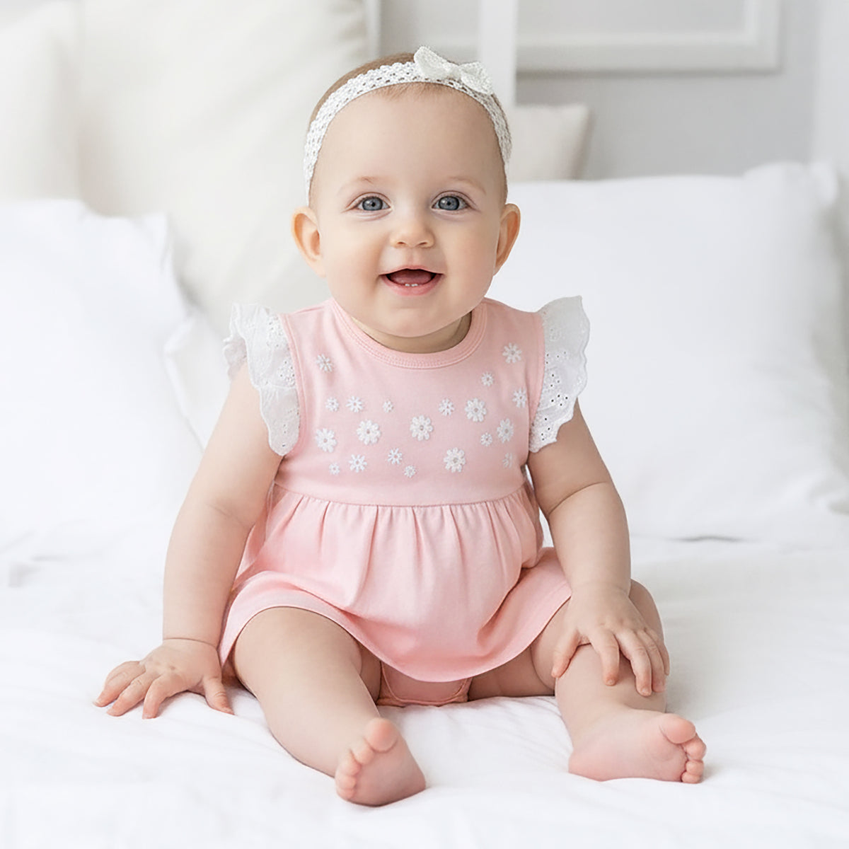 Vestido Body Rosado Bebé Niña