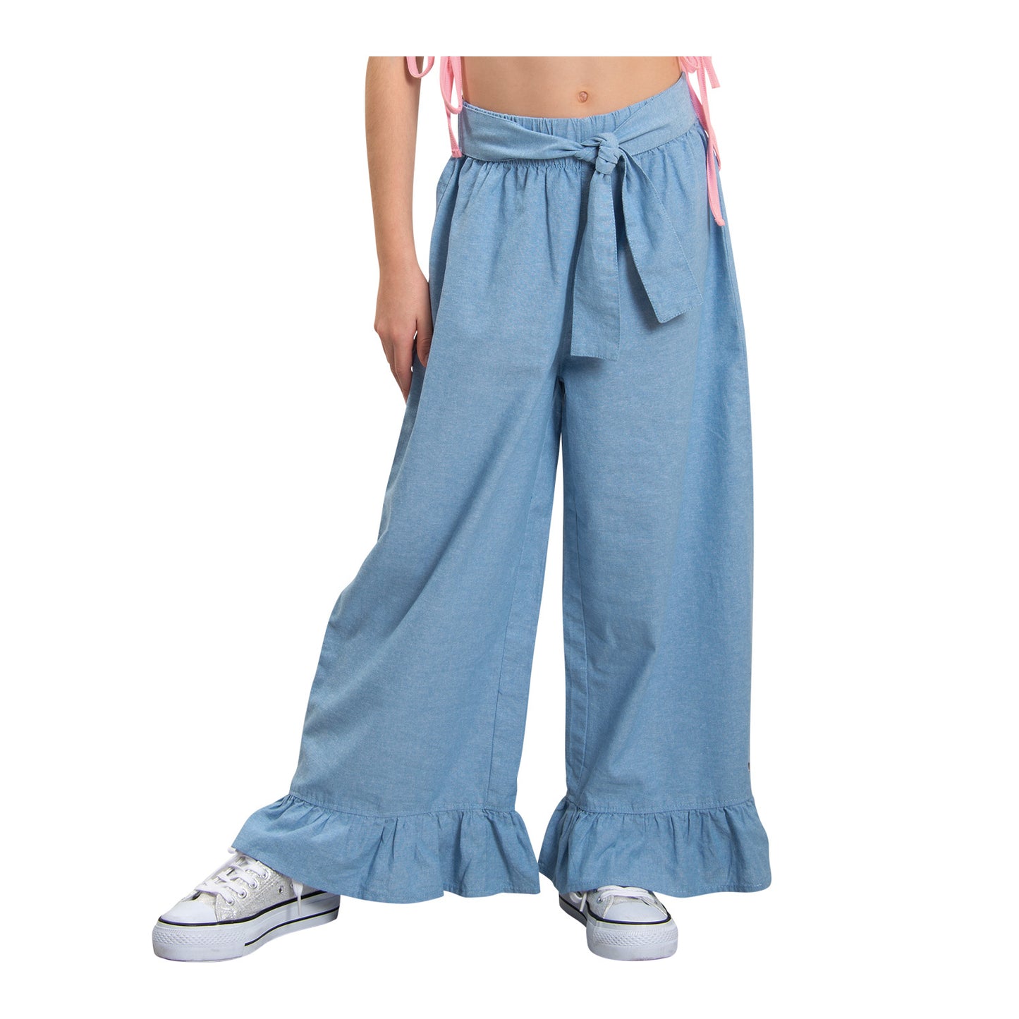 Pantalon Mezclilla Liviana Palazzo Niña