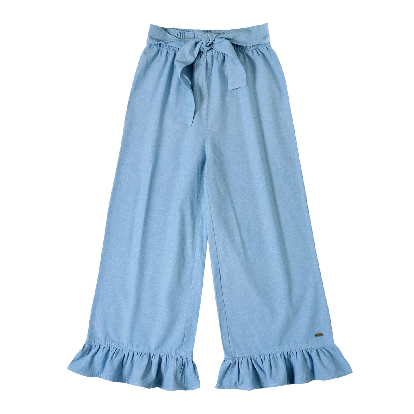Pantalon Mezclilla Liviana Palazzo Niña