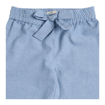 Pantalón Mezclilla Liviana Palazzo Bebé Niña